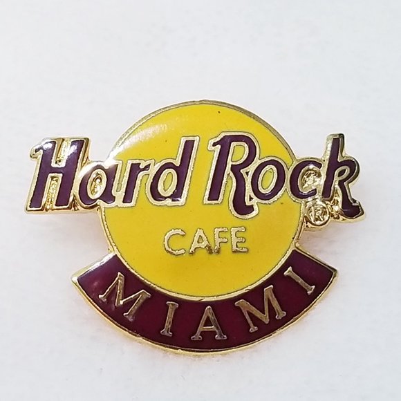 Two Hard Rock Cafe Lapel Pins - Miami and Atlanta - Picture 2 of 5